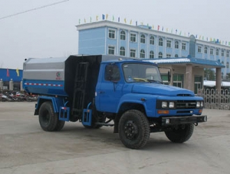 東風(fēng)140自裝卸式垃圾車 掛桶式垃圾車