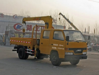 江鈴雙排座隨車(chē)起重運(yùn)輸車(chē)