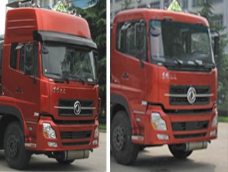 東風天龍前四后八化工液體運輸車