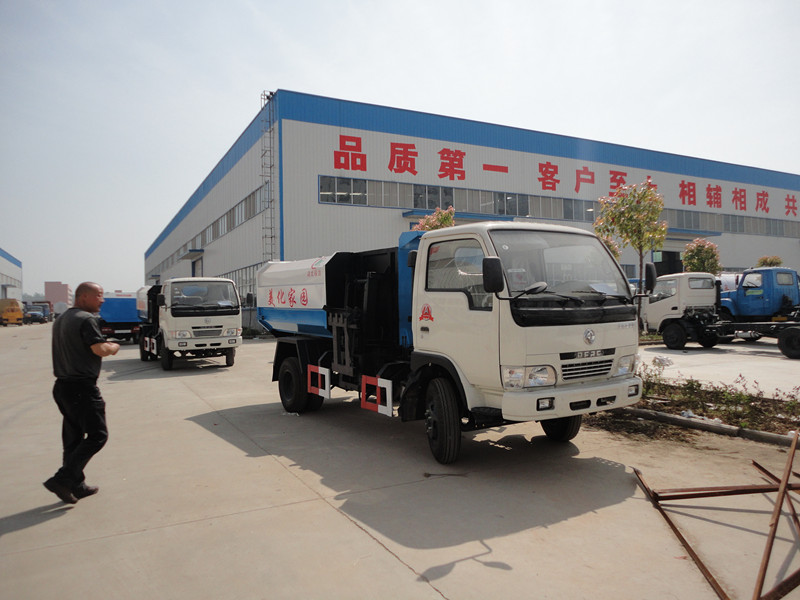 東風福瑞卡掛桶式垃圾車