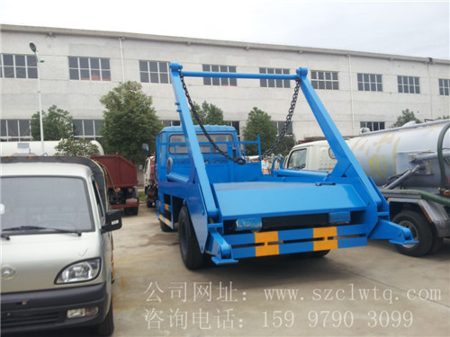 10-12立方擺臂式垃圾車尾部圖片