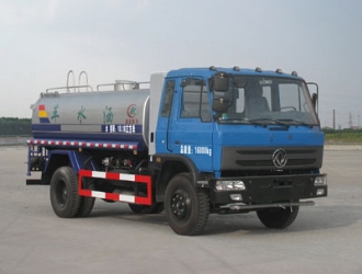 國五天燃汽東風(fēng)153灑水車（CNG)