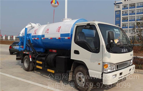 江淮6-8方清洗吸污車(chē)外形圖片展示