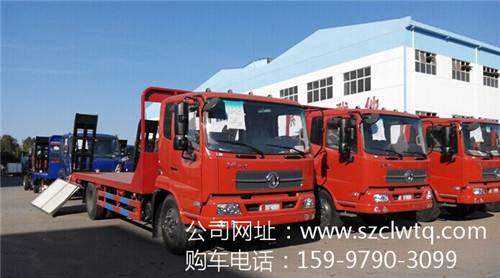 國四東風(fēng)天錦平板運(yùn)輸車圖片展示