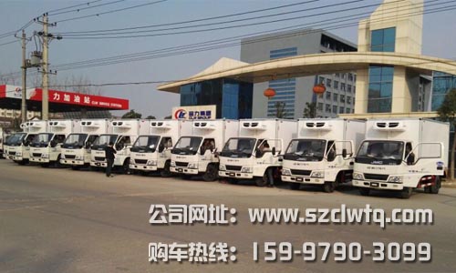 大批量冷藏車出廠 大批量冷藏車出廠