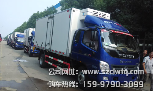 福田奧鈴冷藏車批量出廠 福田奧鈴冷藏車批量出廠