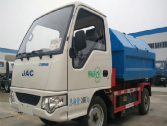 江淮純電動(dòng)車(chē)廂可卸式垃圾車(chē)