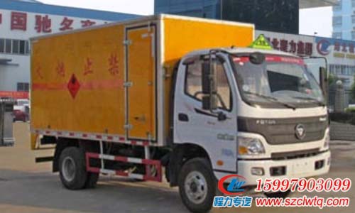 程力威牌CLW5081XRYB5型易燃液體廂式運(yùn)輸車