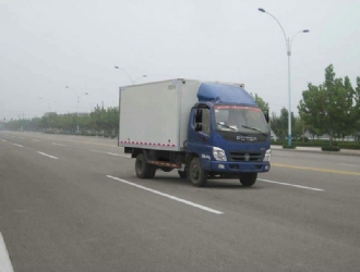 國(guó)五福田歐馬可廂長(zhǎng)4.1米藍(lán)牌冷藏車