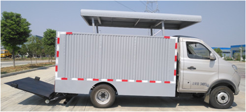 電動環(huán)衛(wèi)垃圾車-密閉式桶裝垃圾運輸車