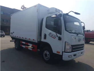 國(guó)六解放虎V藍(lán)牌4.13米冷藏車