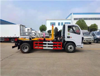 國六5方東風多利卡勾臂式垃圾車