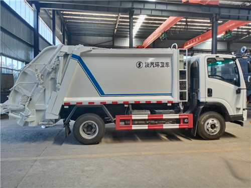 陜汽軒德5.5-6方國六壓縮式垃圾車圖片