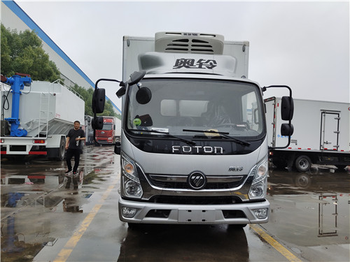國六福田奧鈴速運藍牌4.1米冷藏車