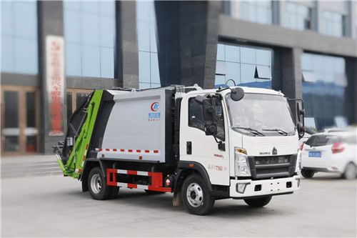 國(guó)六重汽6方壓縮式垃圾車圖片