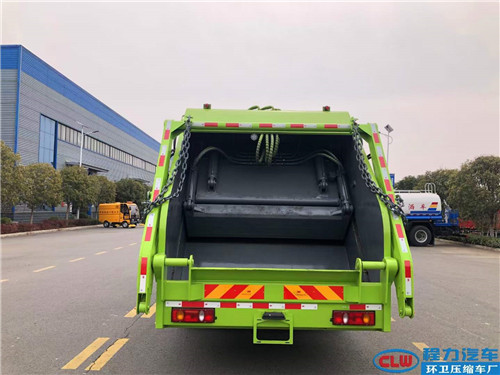 國(guó)六東風(fēng)天錦壓縮式垃圾車(chē)