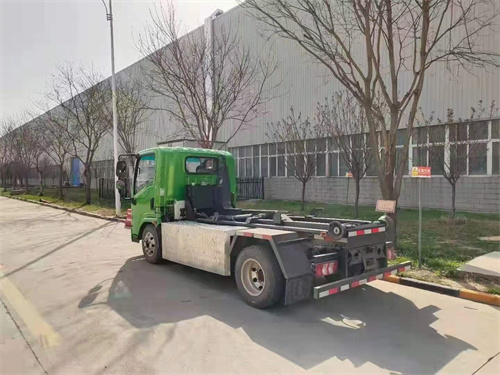 國六陜汽4方純電動車廂可卸式垃圾車