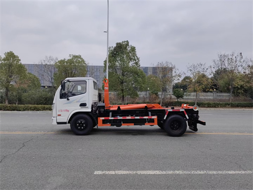 國六南駿6-7方車廂可卸式垃圾車可進(jìn)地下室